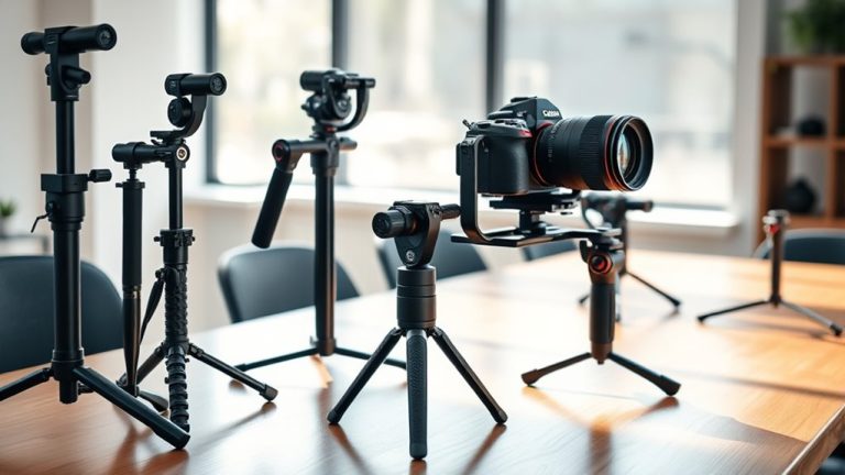 top camera support systems