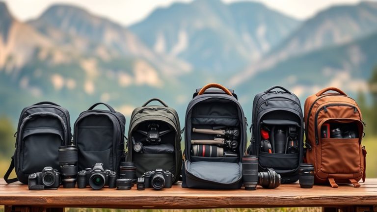top camera travel backpacks