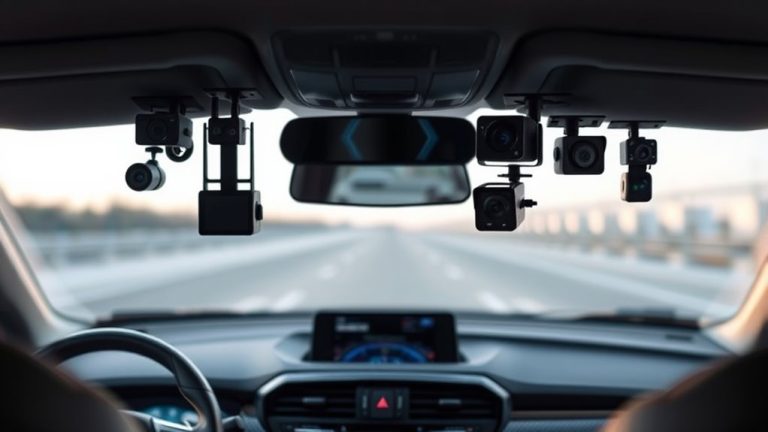 top car interior recording cameras