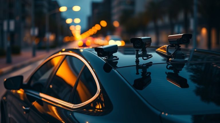 top car parking security cameras