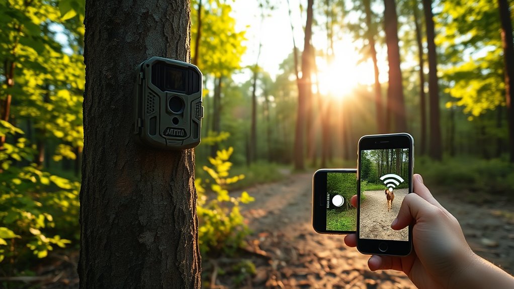 top cell connected game cameras