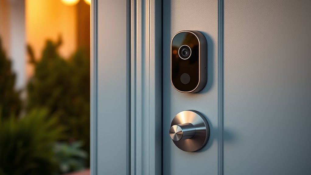top door locks with cameras