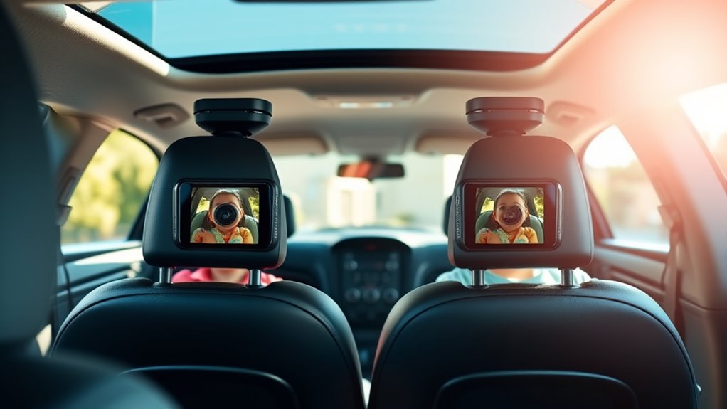 top dual baby car cameras