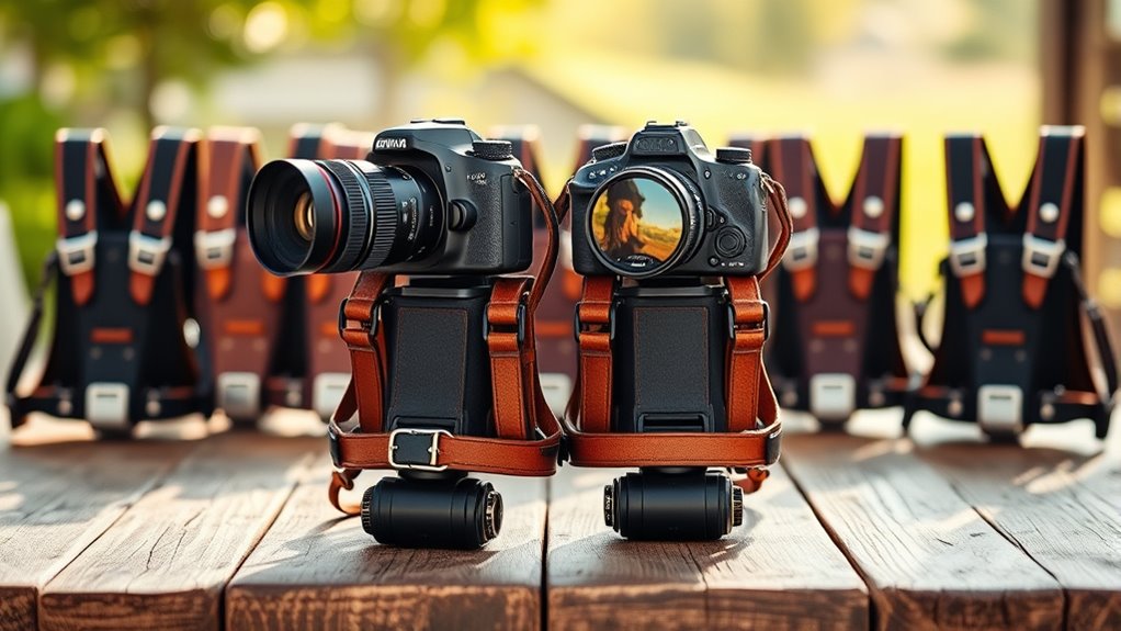 top dual camera harnesses