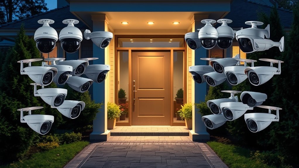 top front door cctv cameras