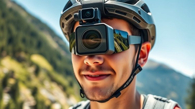 top head mounted cameras