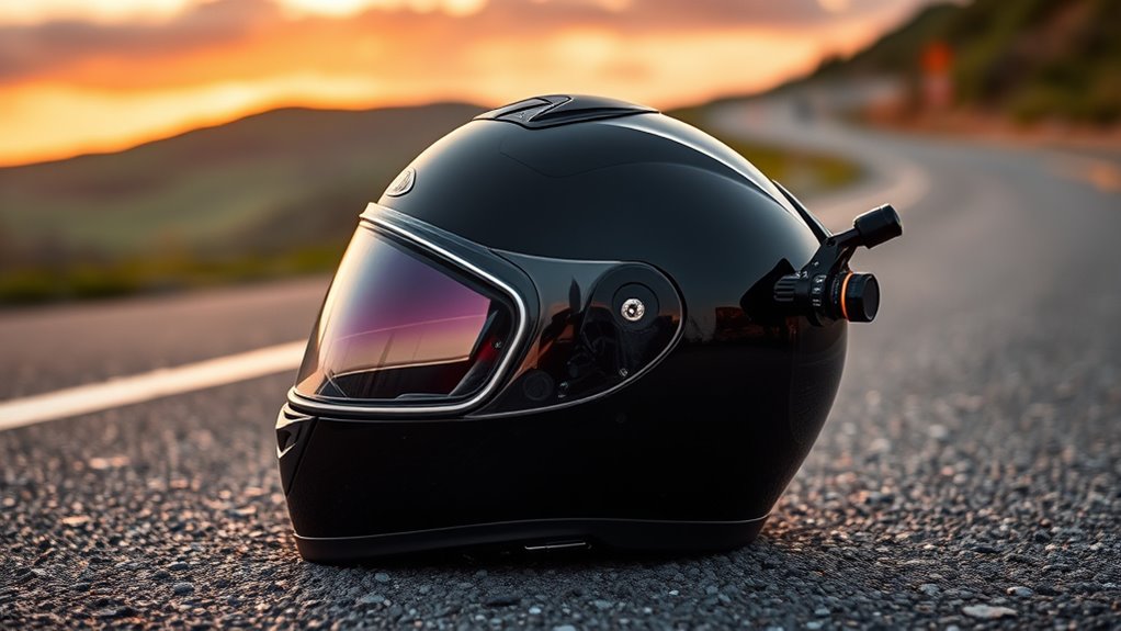 top helmet camera mounts