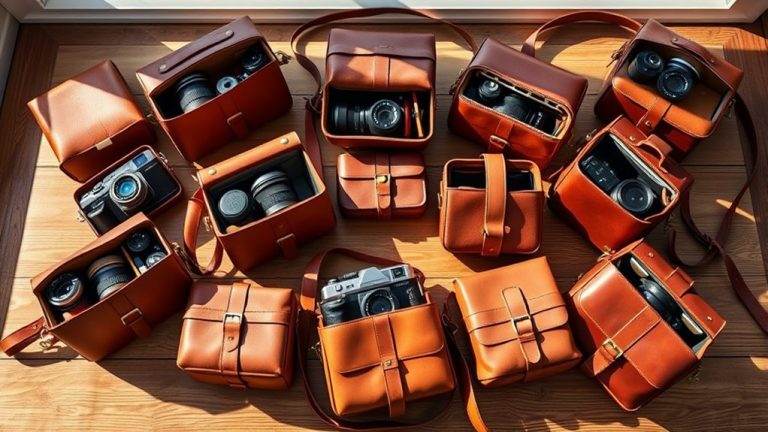 top leather camera bags