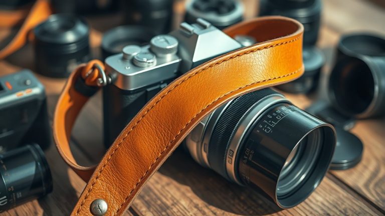 top leather camera straps