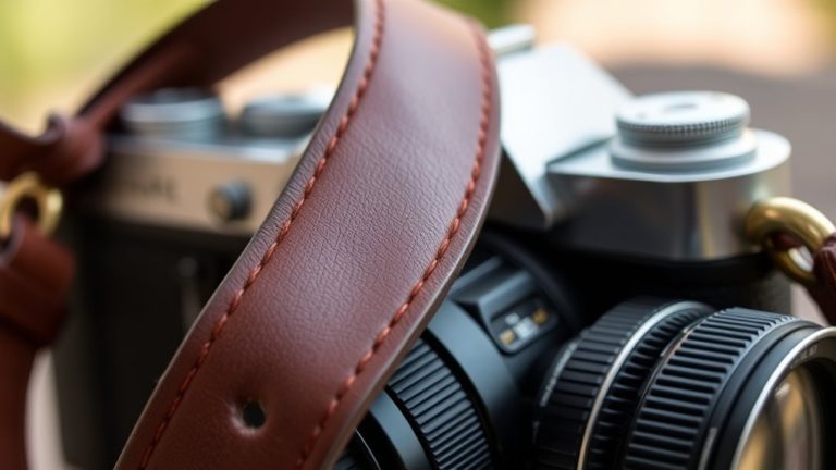 top leather camera straps