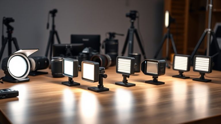 top led camera lights