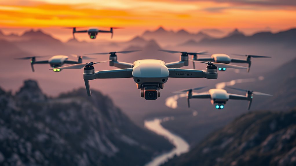 top long range camera drones