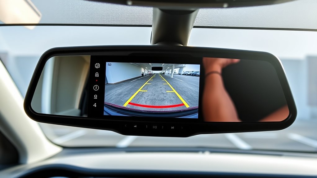 top mirror backup cameras