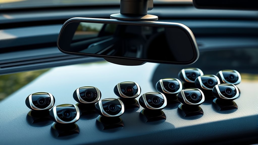 top mirror car cameras