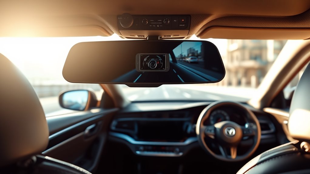 top mirror dash cameras