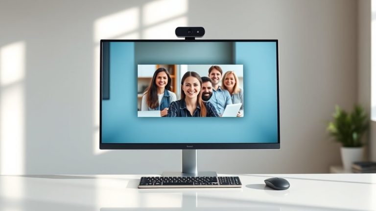 top monitors with built in cameras
