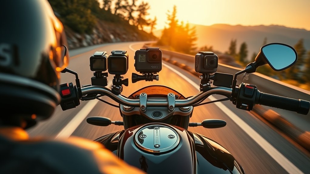 top motorcycle camera mounts