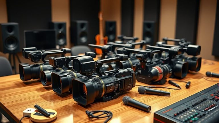 top music recording cameras