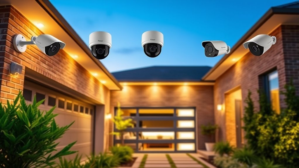 top outdoor camera lighting
