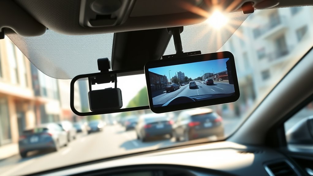 top rear camera dash cams