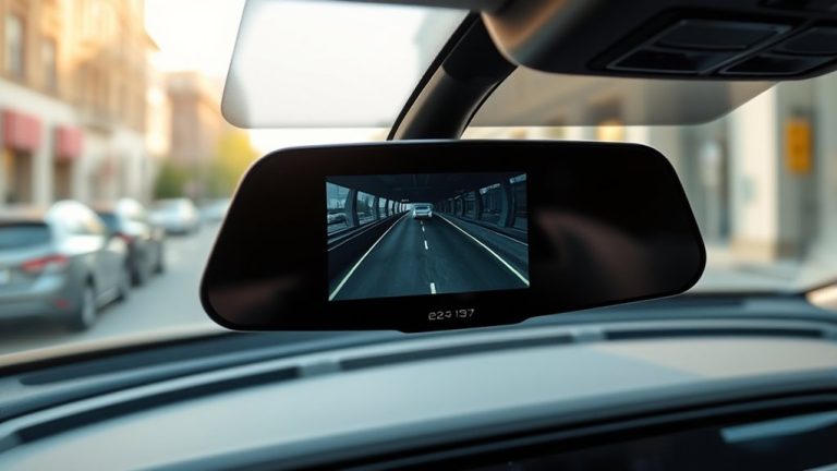 top rearview mirror cameras
