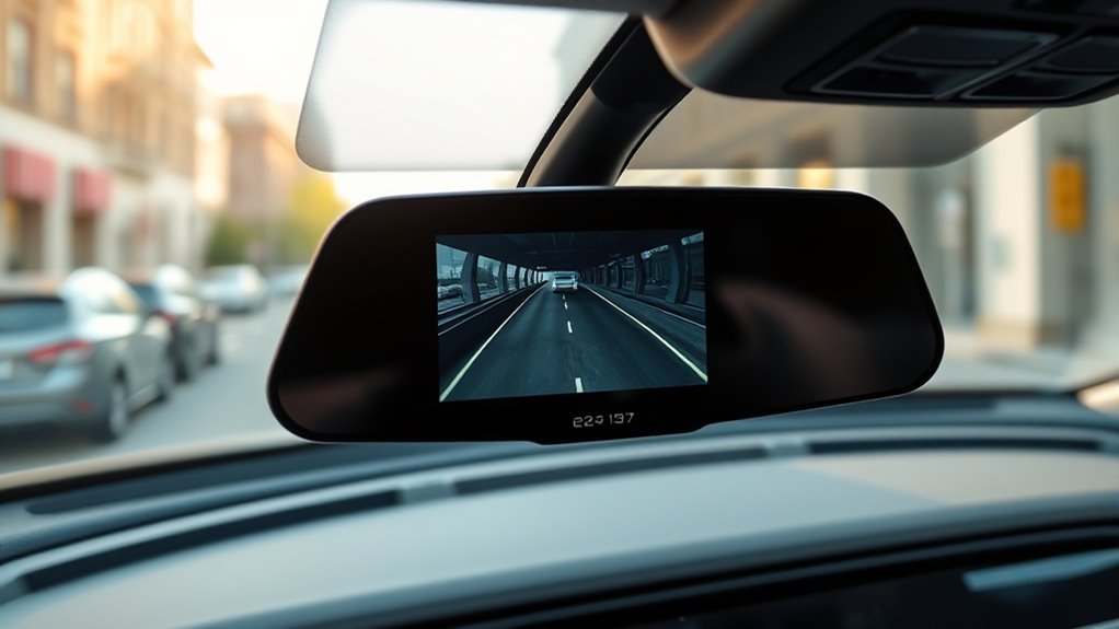top rearview mirror cameras