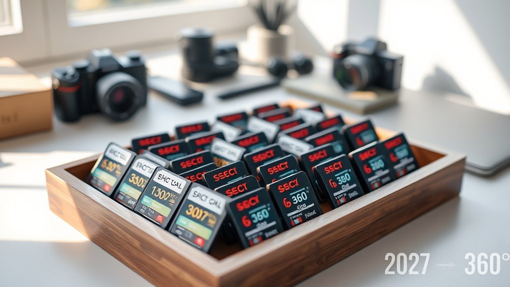 top sd cards for 360 cameras