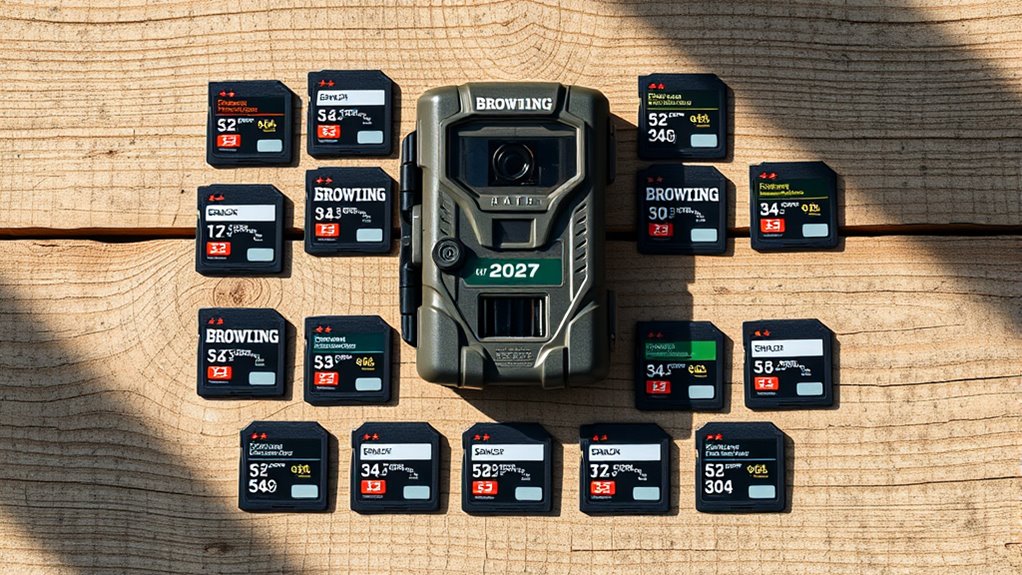 top sd cards for trail cameras