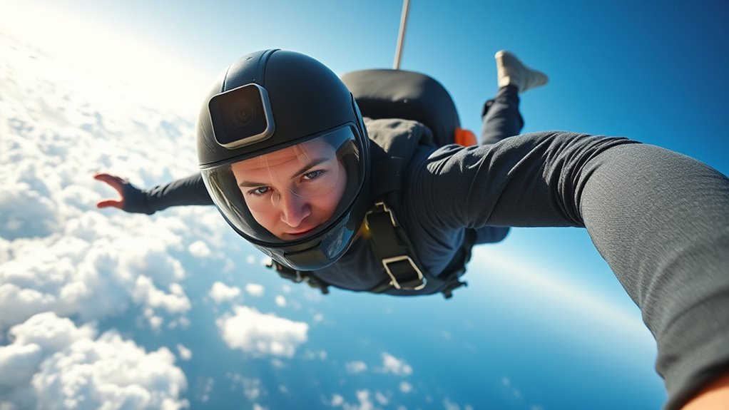 top skydiving helmet cameras