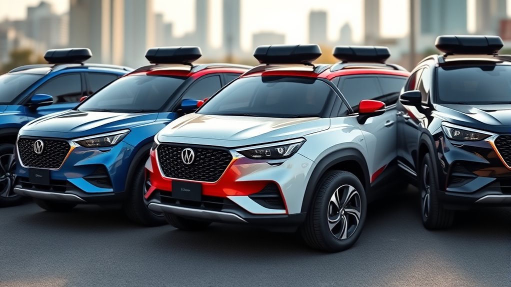 top small suvs with 360 cameras