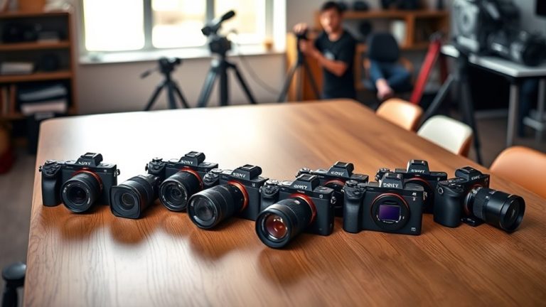top sony mirrorless cameras