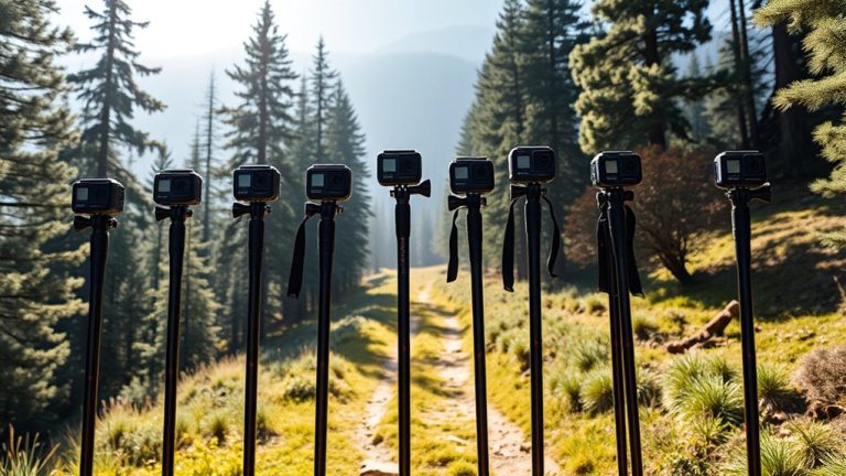 top trekking poles with cameras