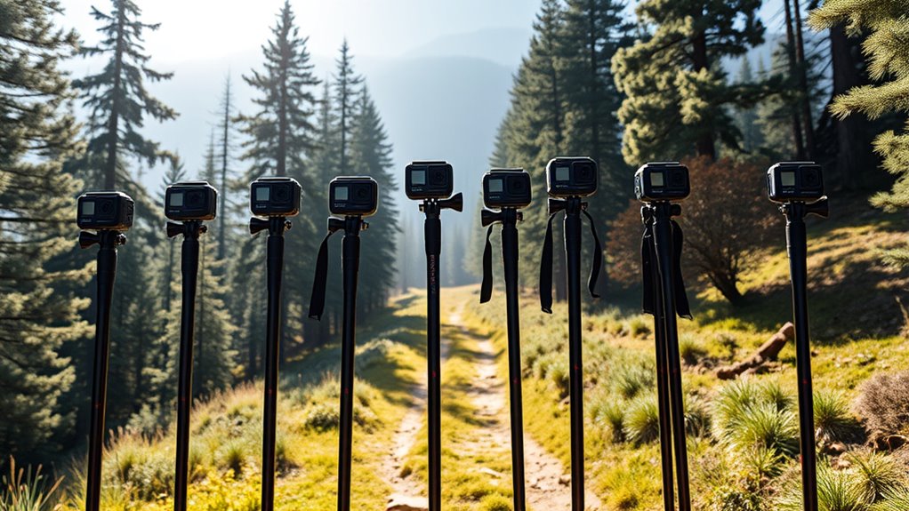 top trekking poles with cameras