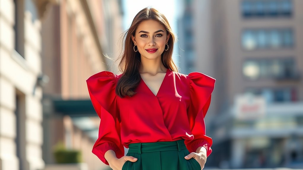 vibrant photoshoot outfit colors