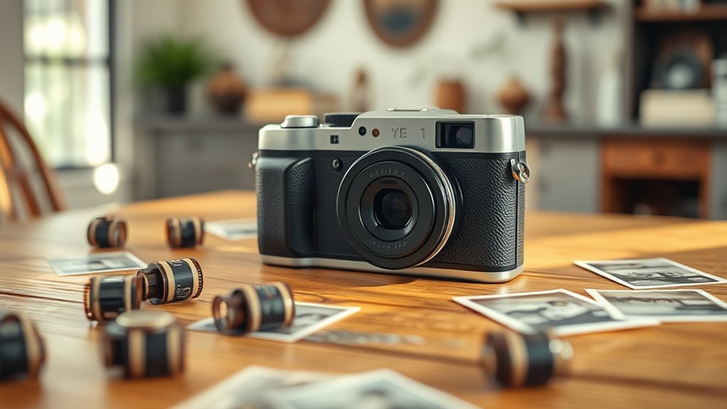 vintage aesthetic camera features