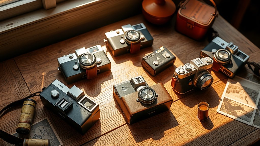 vintage style digital camera selection