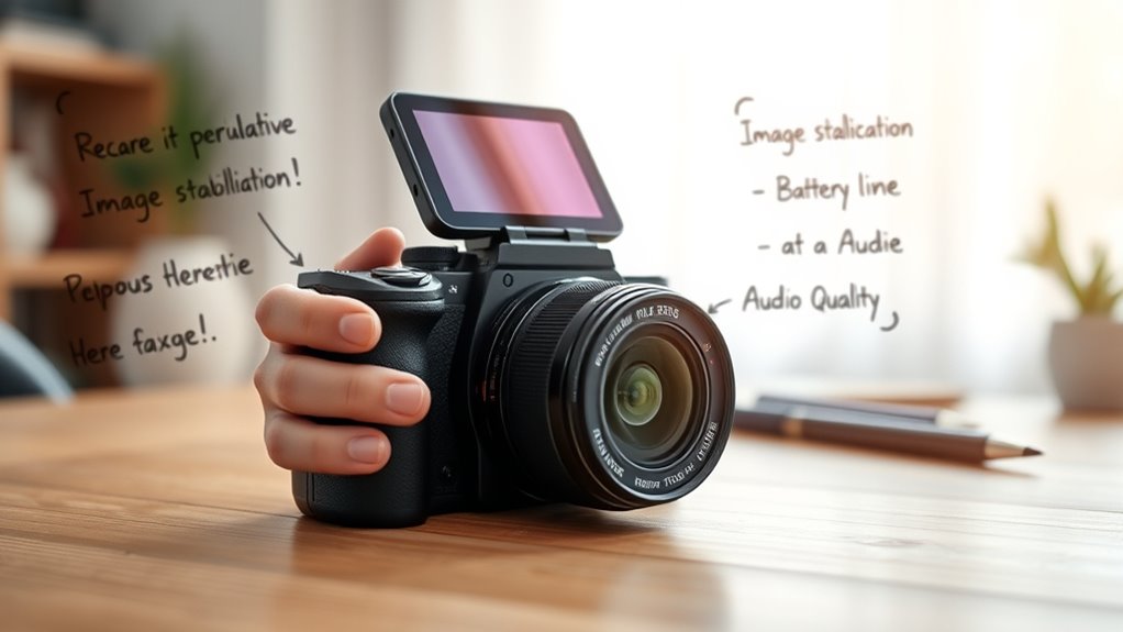 vlogging camera selection tips