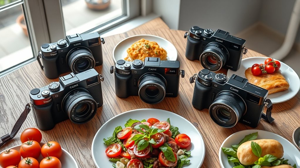 affordable food photography cameras