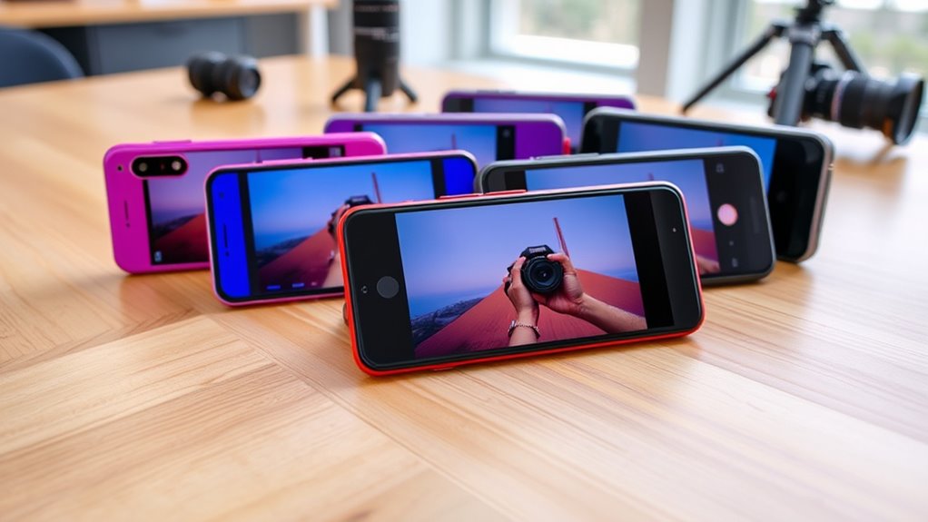 camera display battery storage