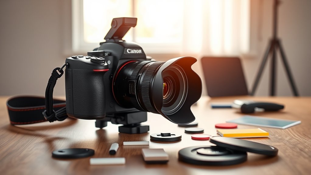 camera flash compatibility and features