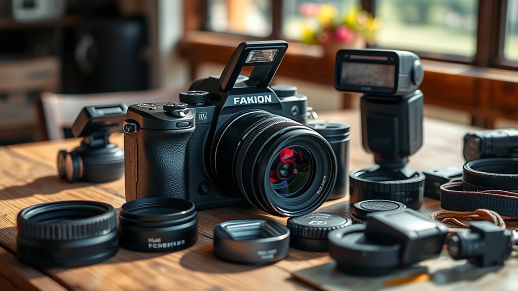 camera flash compatibility and portability