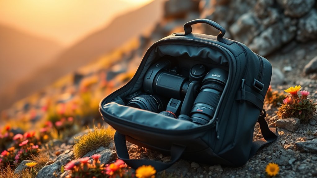 camera gear protection and organization