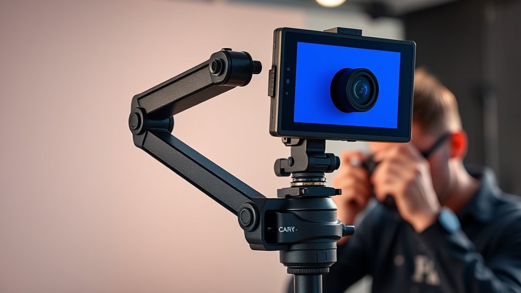 camera monitor articulating arm considerations