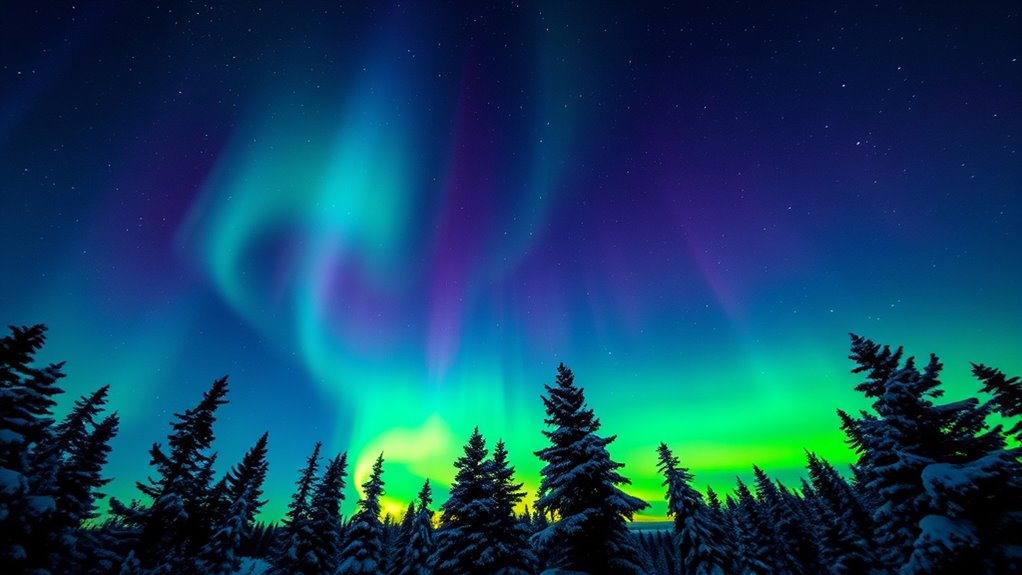 camera settings for aurora