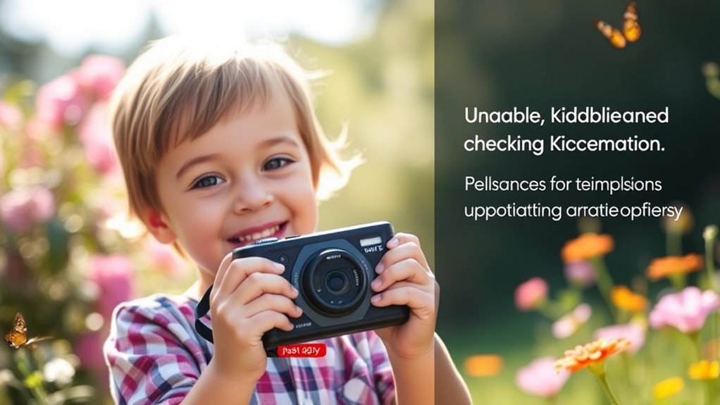 child friendly durable camera