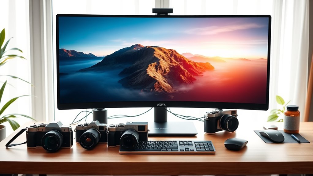 choose camera focus on features