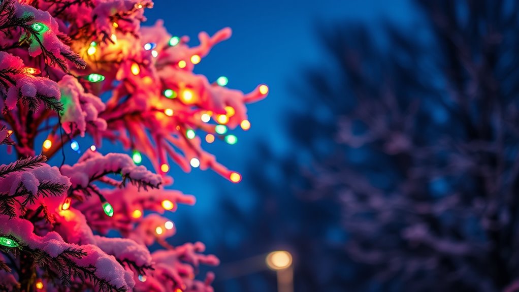 christmas night photography settings