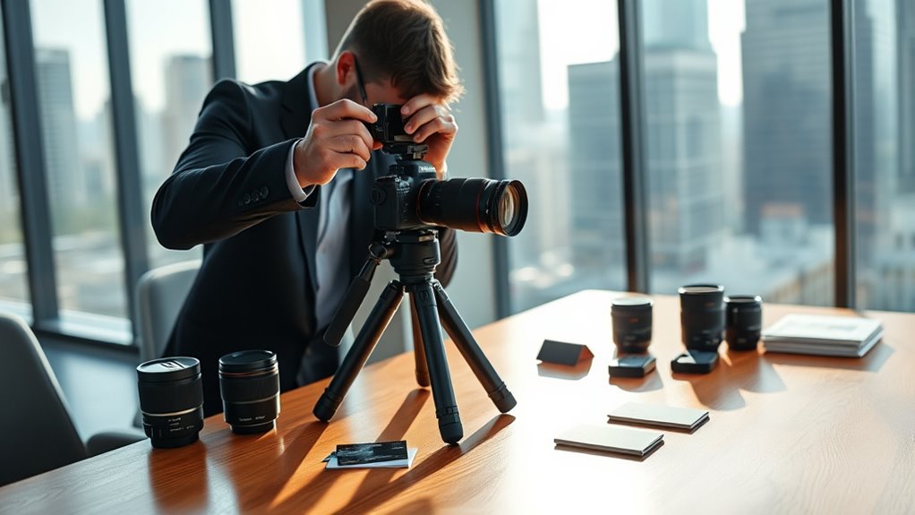 key business photography features