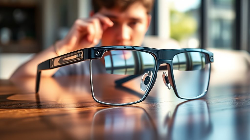 key features for eyeglass cameras