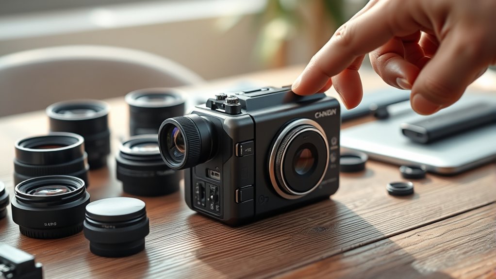 key features for tiny cameras